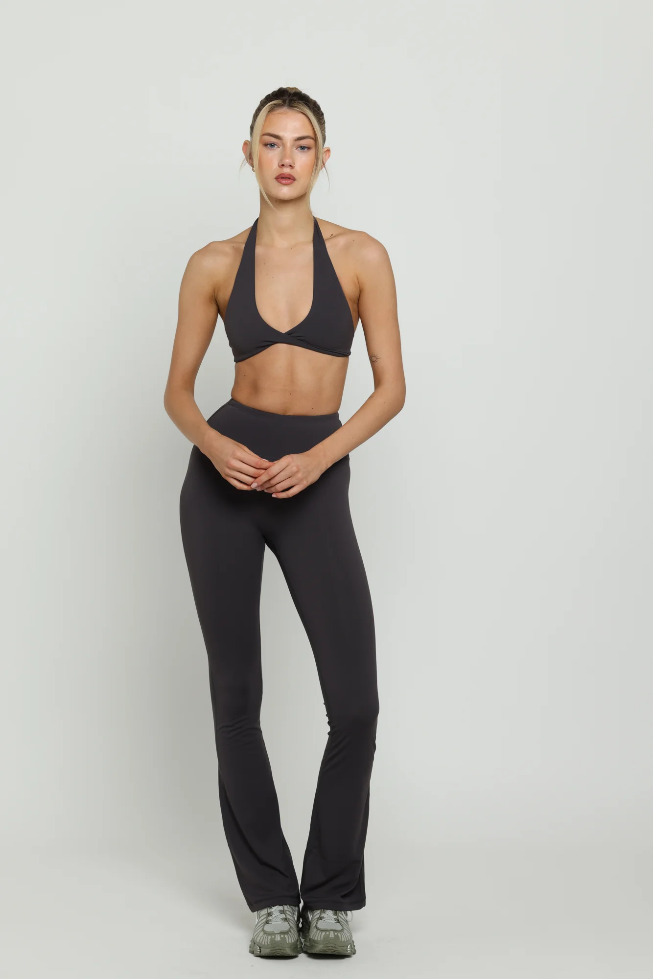 Charcoal Boundless Twist Bra - Image 3