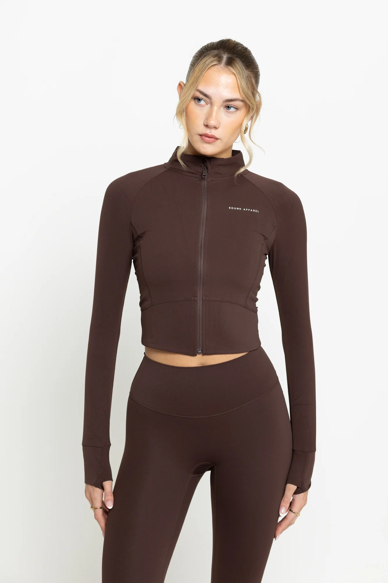 Chocolate Boundless Zip Top - Image 4