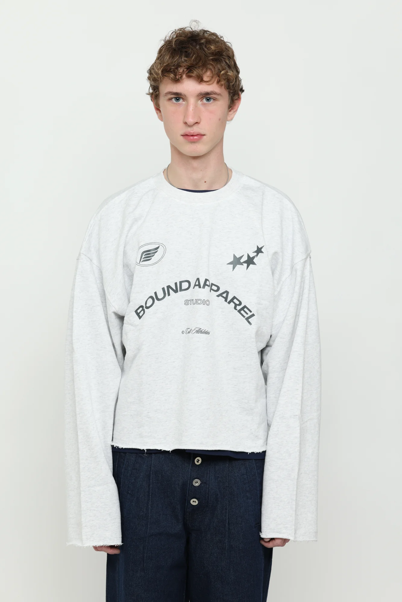 Grey Logo Crewneck - Image 4