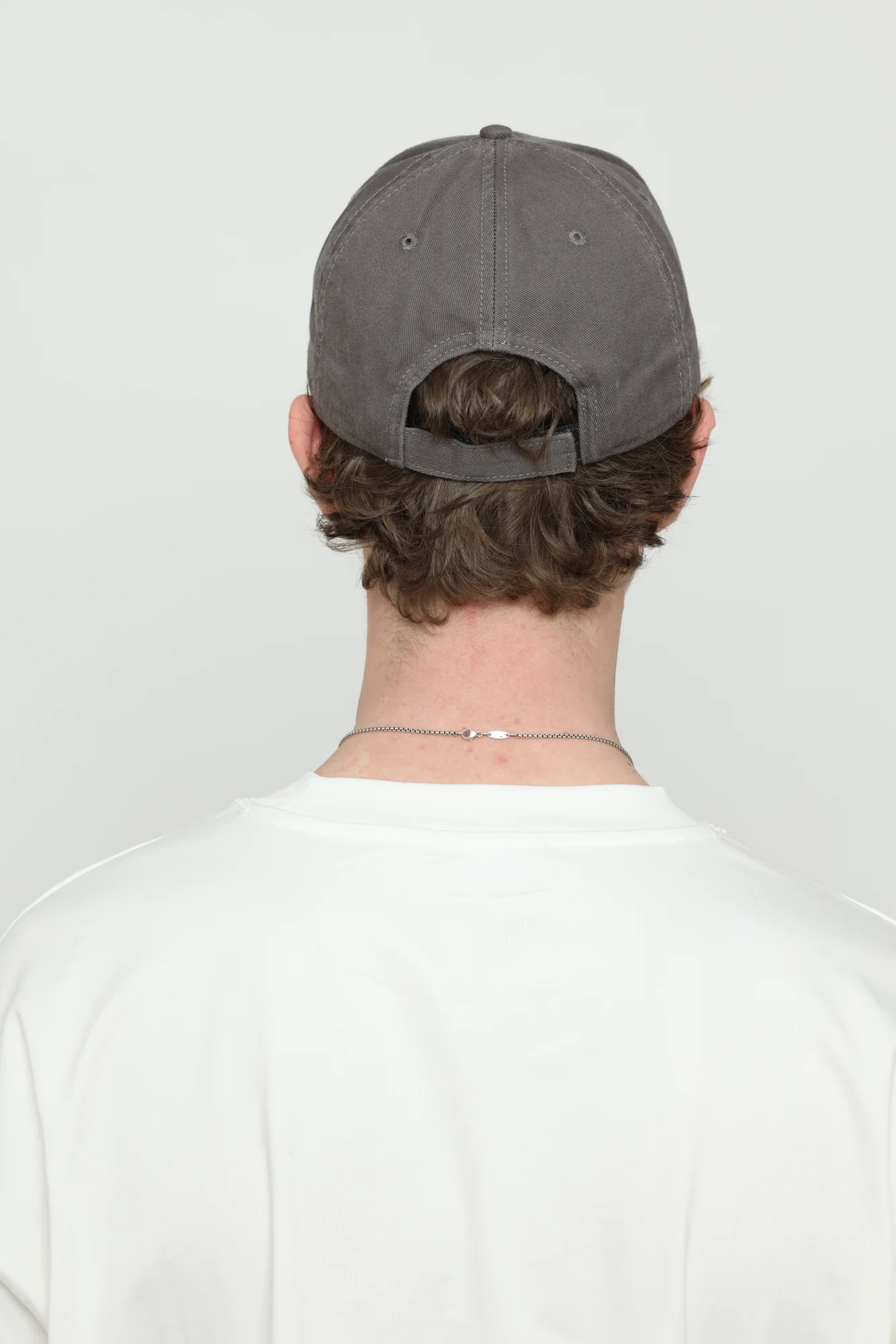 Charcoal & Off-White Cap - Image 3
