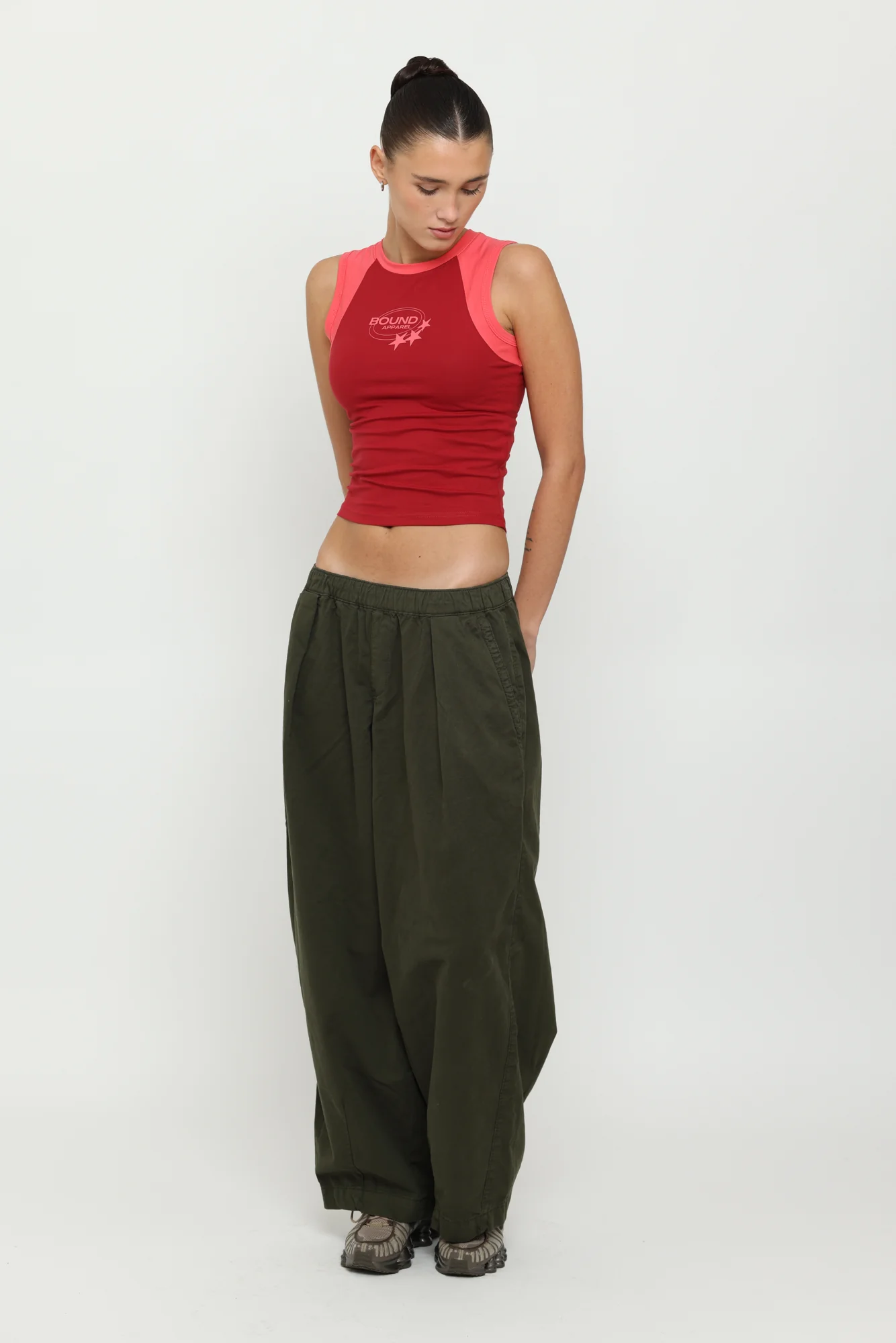 Maroon & Pink Micro Tank - Image 3