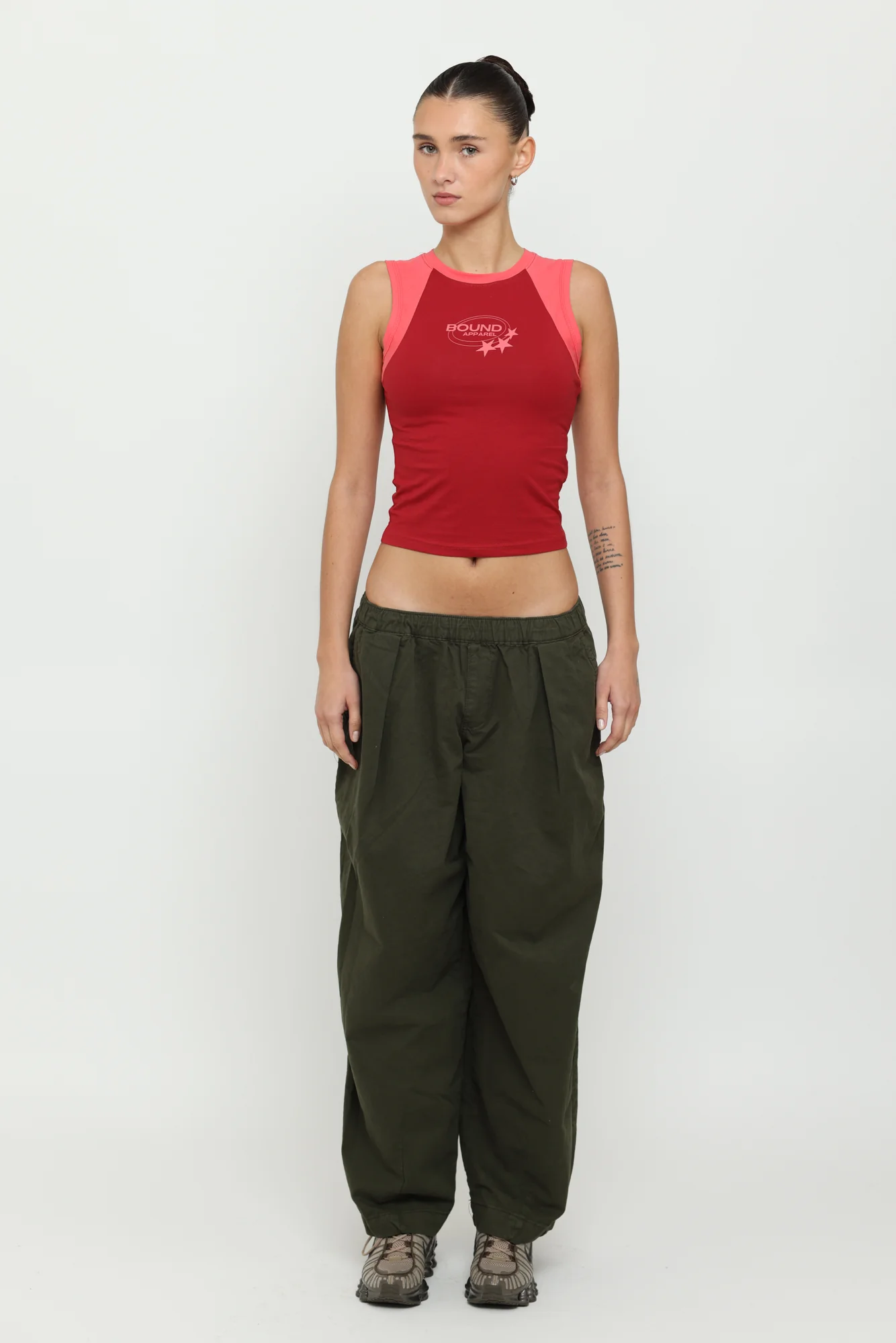 Maroon & Pink Micro Tank - Image 5