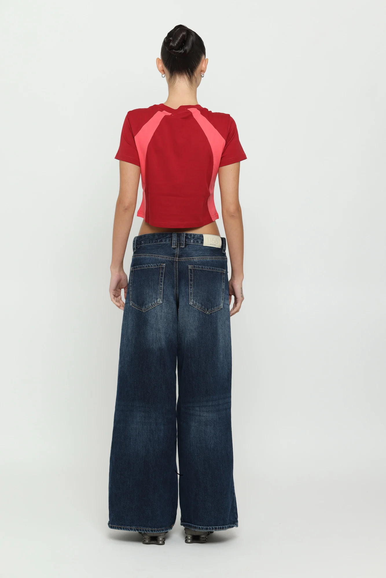 Maroon & Pink Micro Tee - Image 3