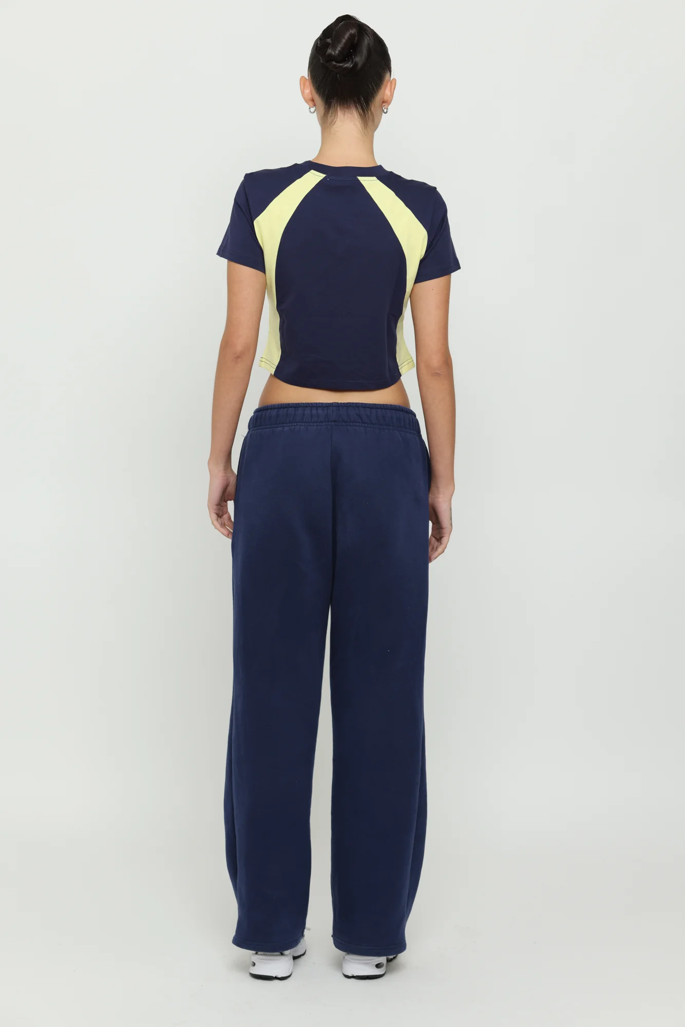 Navy & Yellow Micro Tee - Image 6